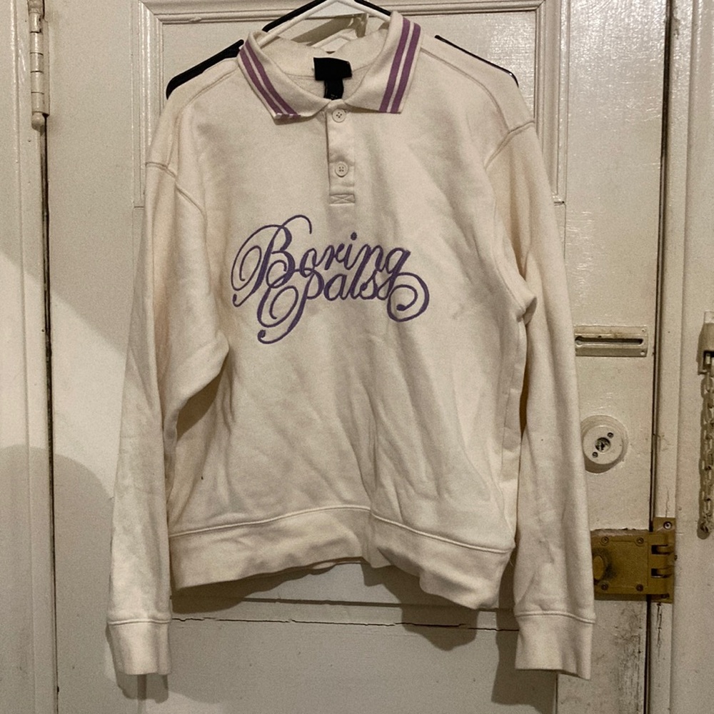Cream sweater